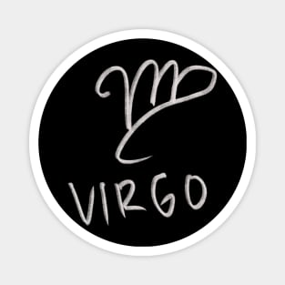 Hand Drawn Virgo Zodiac Signs Magnet